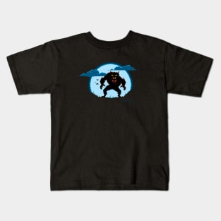 Pixel Wolfman Kids T-Shirt